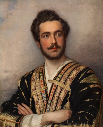 Retrato del Príncipe Grigory Grigorievich Gagarin 1810-1893, 1837-1839 de Joseph Carl Stieler