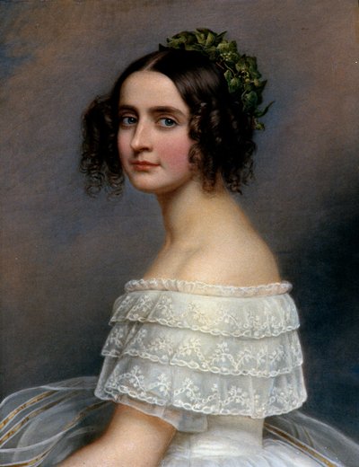 Retrato de la Princesa Alexandra de Baviera (1826-1875) de Joseph Carl Stieler