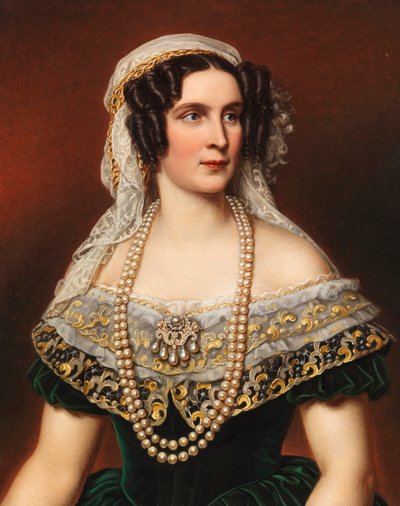 Retrato de la Reina Teresa de Baviera 1792-1854, 1855 de Joseph Carl Stieler