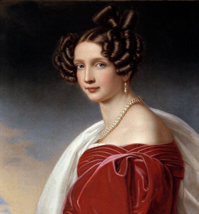 Retrato de Sophie Frederique, Princesa de Baviera y Archiduquesa de Austria de Joseph Carl Stieler