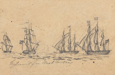 Destinado (?) a las Indias Occidentales: Cuatro acorazados de Joseph Cartwright