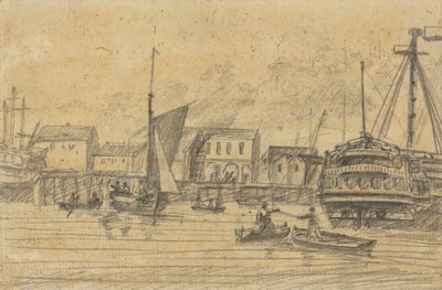 Escena del puerto de Joseph Cartwright