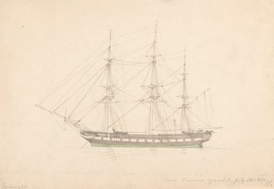 Yate de Lord Craven, 23 de julio de 1817 de Joseph Cartwright