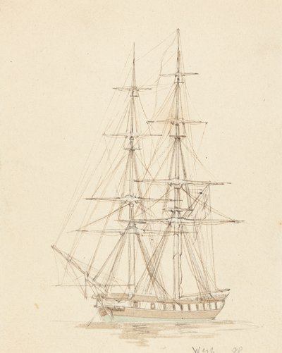 Soltero Hermafrodita Brig, Proa Adelante de Joseph Cartwright
