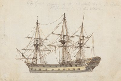 Sesenta y seis cañones: Fragata única de Joseph Cartwright