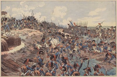 Batalla de Jemappes, Guerras Revolucionarias Francesas, 6 de noviembre de 1792 de Joseph Charles (after) Beuzon