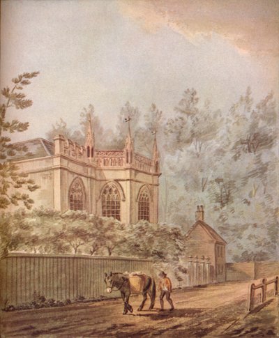 Strawberry Hill, siglo XVIII, 1922 de Joseph Charles Barrow