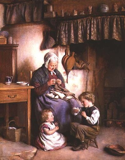 El rincón de la chimenea de Joseph Clark