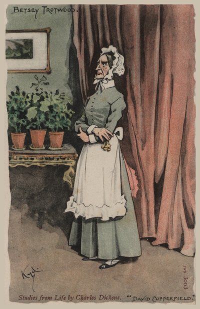 Betsey Trotwood, David Copperfield de Joseph Clayton  Clarke