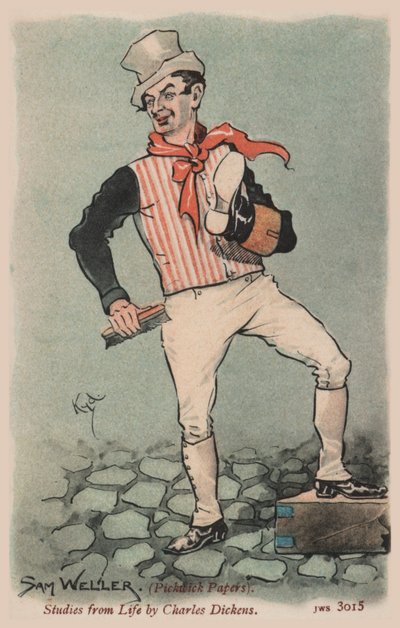 Sam Weller, Los papeles póstumos del Club Pickwick de Joseph Clayton  Clarke