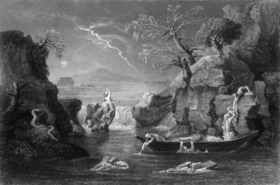 El mismo día se rompieron todas las fuentes del gran abismo..., mediados del siglo XIX de Joseph Clayton Bentley