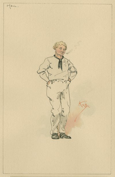 Ham Peggotty, c.1920s de Joseph Clayton Clarke
