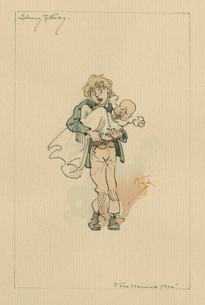 Johnny Tellerby - El hombre embrujado y el trato del fantasma, c.1920s de Joseph Clayton Clarke