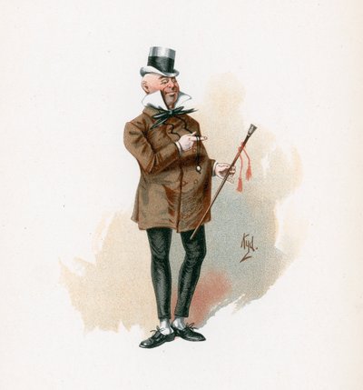 El Sr. Micawber, ilustración de 
