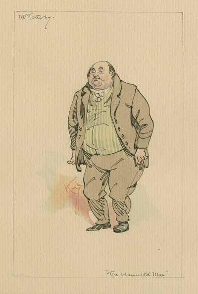 Mr. Tetterby - El hombre embrujado y el trato del fantasma, c.1920s de Joseph Clayton Clarke