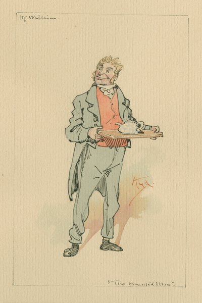 Mr. William - El hombre embrujado y el trato del fantasma, c.1920s de Joseph Clayton Clarke