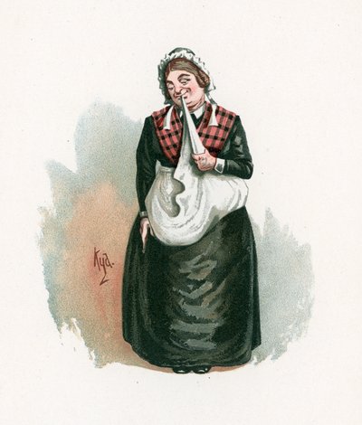 Sra. Bardell, ilustración de 