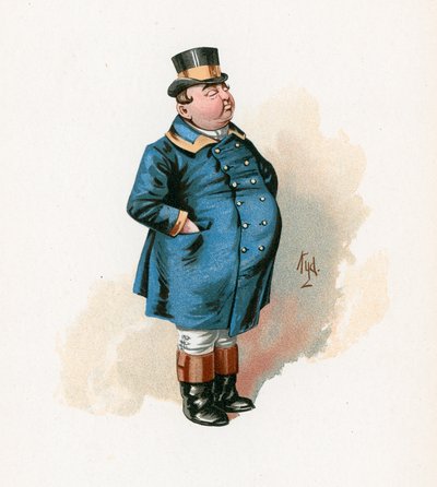 El chico gordo, ilustración de 