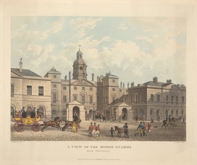 Vista de Horse Guards desde Whitehall de Joseph Constantine Stadler