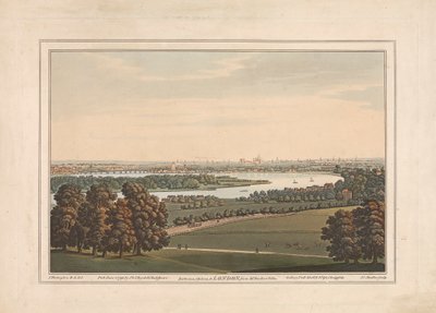Battersea, Chelsea y Londres desde la Villa del Sr. Rucker de Joseph Constantine Stadler