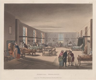 Hospital, Middlesex, 1 de abril de 1809 de Joseph Constantine Stadler
