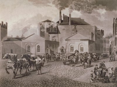 Cervecería Meux, Tottenham Court Road, Londres, c. 1830 de Joseph Constantine Stadler