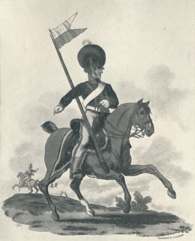 Cuerpo de cohetes montados de la Artillería Real, 1812-1815, 1909 de Joseph Constantine Stadler