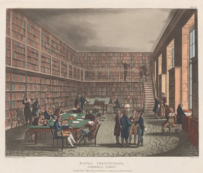 Royal Institution, Albemarle Street, 1 de mayo de 1809 de Joseph Constantine Stadler