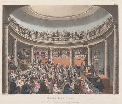 Institución de Surrey, 1 de septiembre de 1809 de Joseph Constantine Stadler