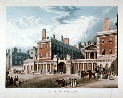 El Almirantazgo, Whitehall, Westminster, Londres, 1818 de Joseph Constantine Stadler