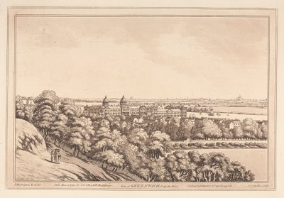 Vista de Greenwich y del río de Joseph Constantine Stadler