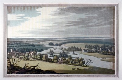 Vista de Streatley y Goring en Berkshire y Oxfordshire, 1793 de Joseph Constantine Stadler