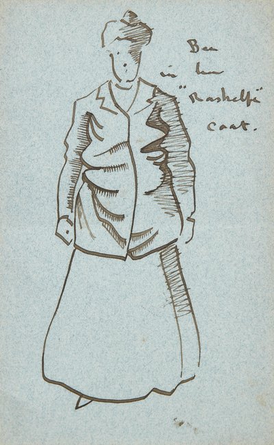 Tía Bee en su Abrigo Rashelfe de Joseph Crawhall