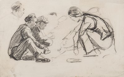 Figuras sentadas de Joseph Crawhall