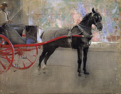 La floristería (gouache sobre lino) de Joseph Crawhall