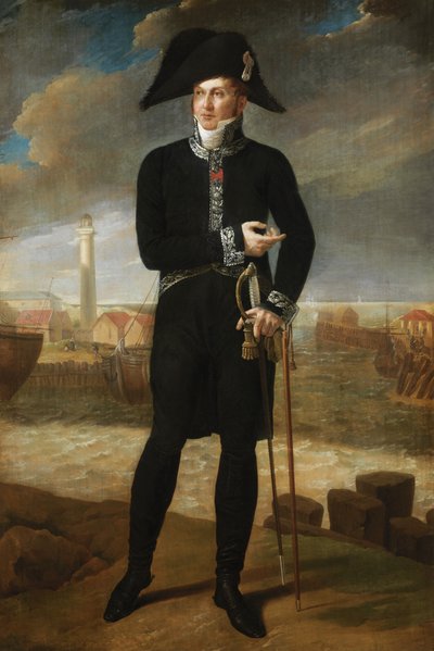 Retrato de Bernard-François, marqués de Chauvelin (óleo sobre lienzo) de Joseph Denis Odevaere