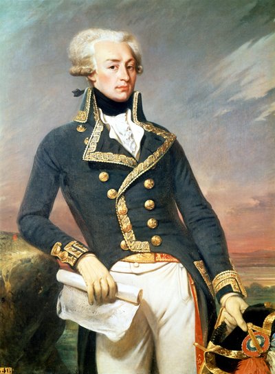 La Fayette - retrato por J. Court de Joseph Desire Court