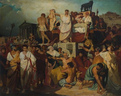 Oración de Marco Antonio en el funeral de César de Joseph Desire Court