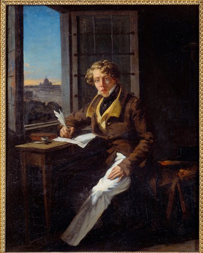 Retrato del compositor Victor Rifus de Joseph Desire Court