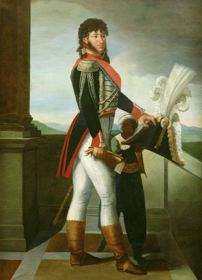 Joachim Murat (1767-1815) vistiendo el uniforme de un Coronel de la Guardia, 1813 de Joseph Dionysius Odevaere