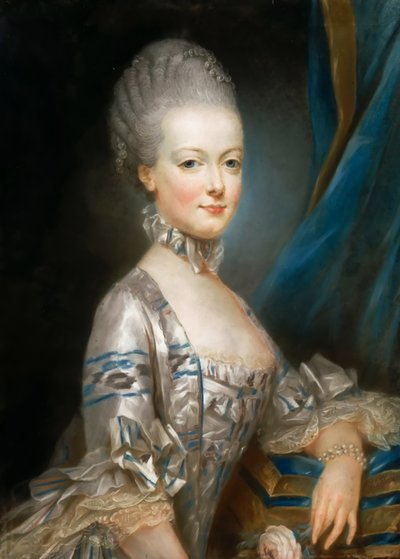 Retrato de la Archiduquesa María Antonia de Austria 1755-1793, la posterior Reina María Antonieta de Francia de Joseph Ducreux