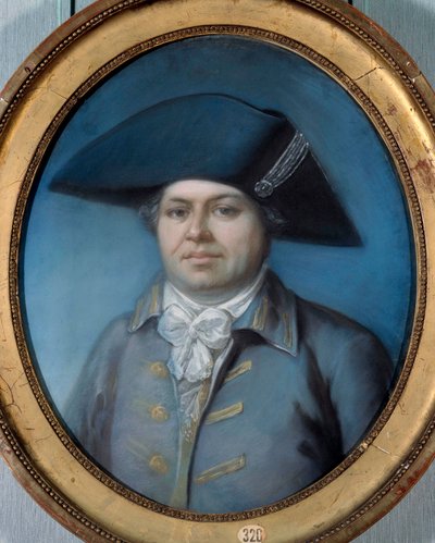 Retrato de Georges Cadoudal (1771-1804) uno de los chouans más famosos. Pintura de Joseph Ducreux (1735-1802). Siglo XVIII. Orleans, Museo de Bellas Artes de Joseph Ducreux