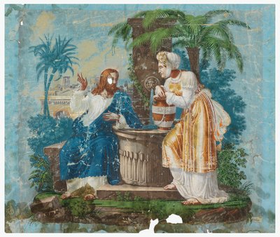 Cristo y la Mujer de Samaria de Joseph Dufour et Cie.
