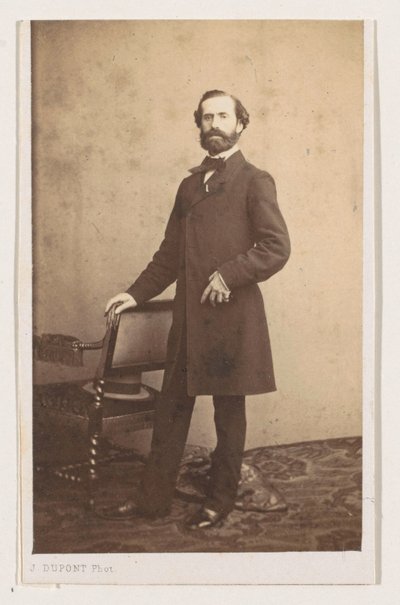 Retrato de cuerpo entero del pintor Joseph Bellemans L