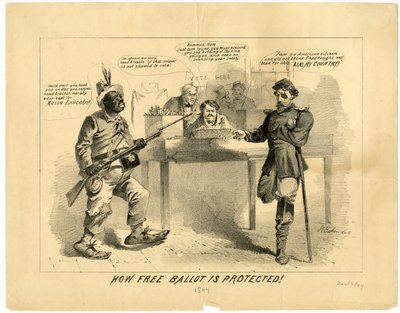 Cómo se protege el voto libre, 1864 de Joseph E. Baker