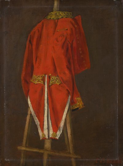 Estudio de un abrigo perteneciente a John, XI conde de Westmorland de Joseph Edgar Boehm