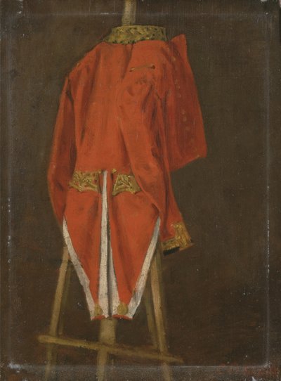 Estudio de un Abrigo perteneciente a John Fane, 11º Conde de Westmorland de Joseph Edgar Boehm