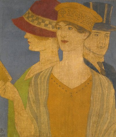 Movimiento de Artes y Oficios: Visitantes de una exposición de Joseph Edward Southall