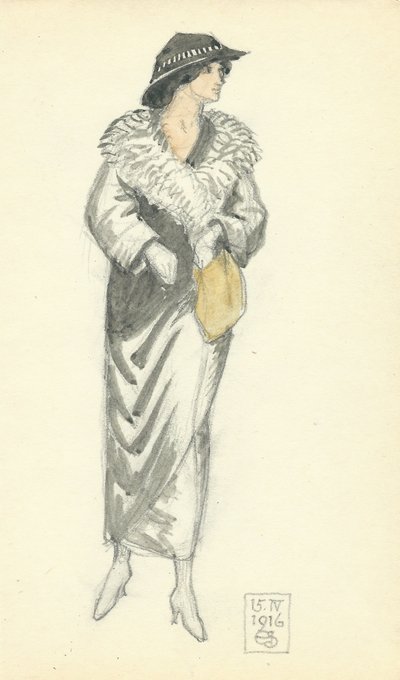 Dama a la moda, 15.IV.1916, 1916 de Joseph Edward Southall