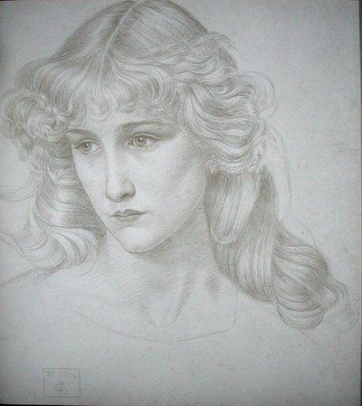 Cabeza de una niña de Joseph Edward Southall